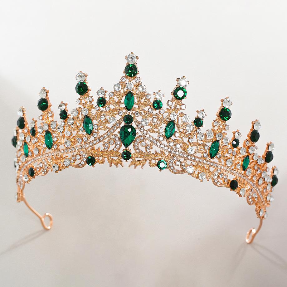 Элегантная хрустальная свадебная тиара - Свадебный и праздничный аксессуар для волос