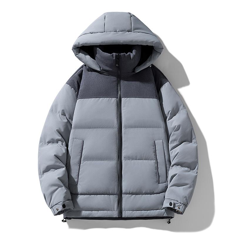 Зимняя новая пуховая куртка мужская пух белой утки молодежная повседневная с капюшоном утолщенная теплая пуховая мужская куртка
