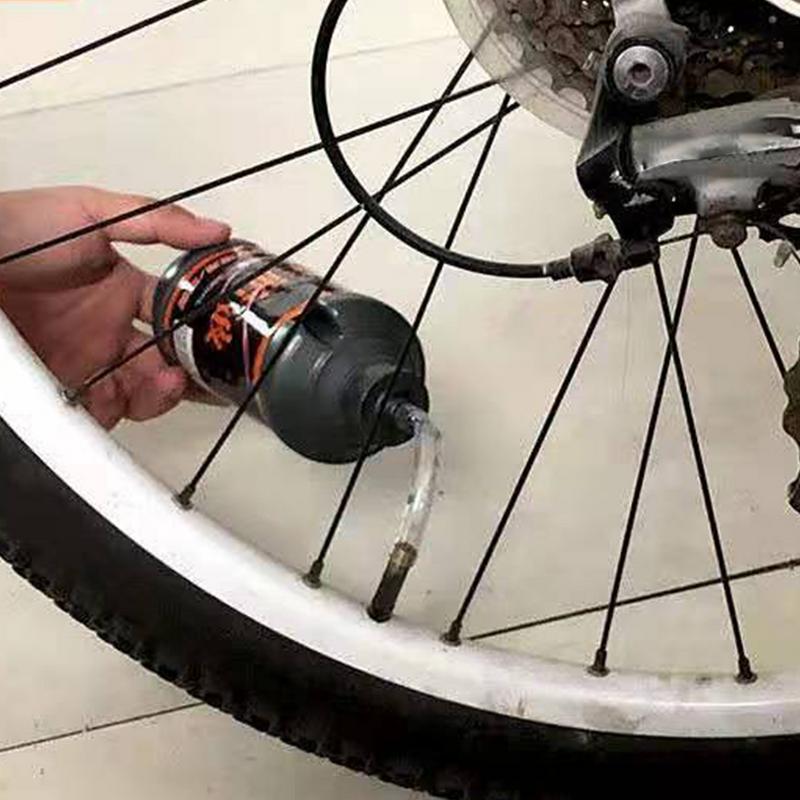 Tube Puncture Repair Sealant 380ml Strong Sealing Motorcycles Sealant Long-Lasting Tire Sealant Seals Faster Lasts Longer