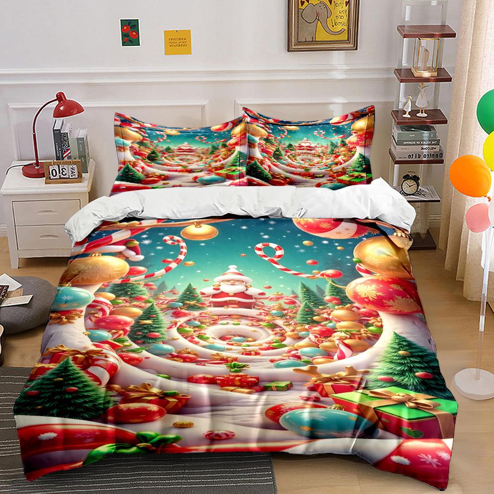 Festive wonderland dreams Bedding sets Duvet cover sets Duvet covers Pillowcases(1*Duvet Cover 2*Pillowcases without duvet insert)