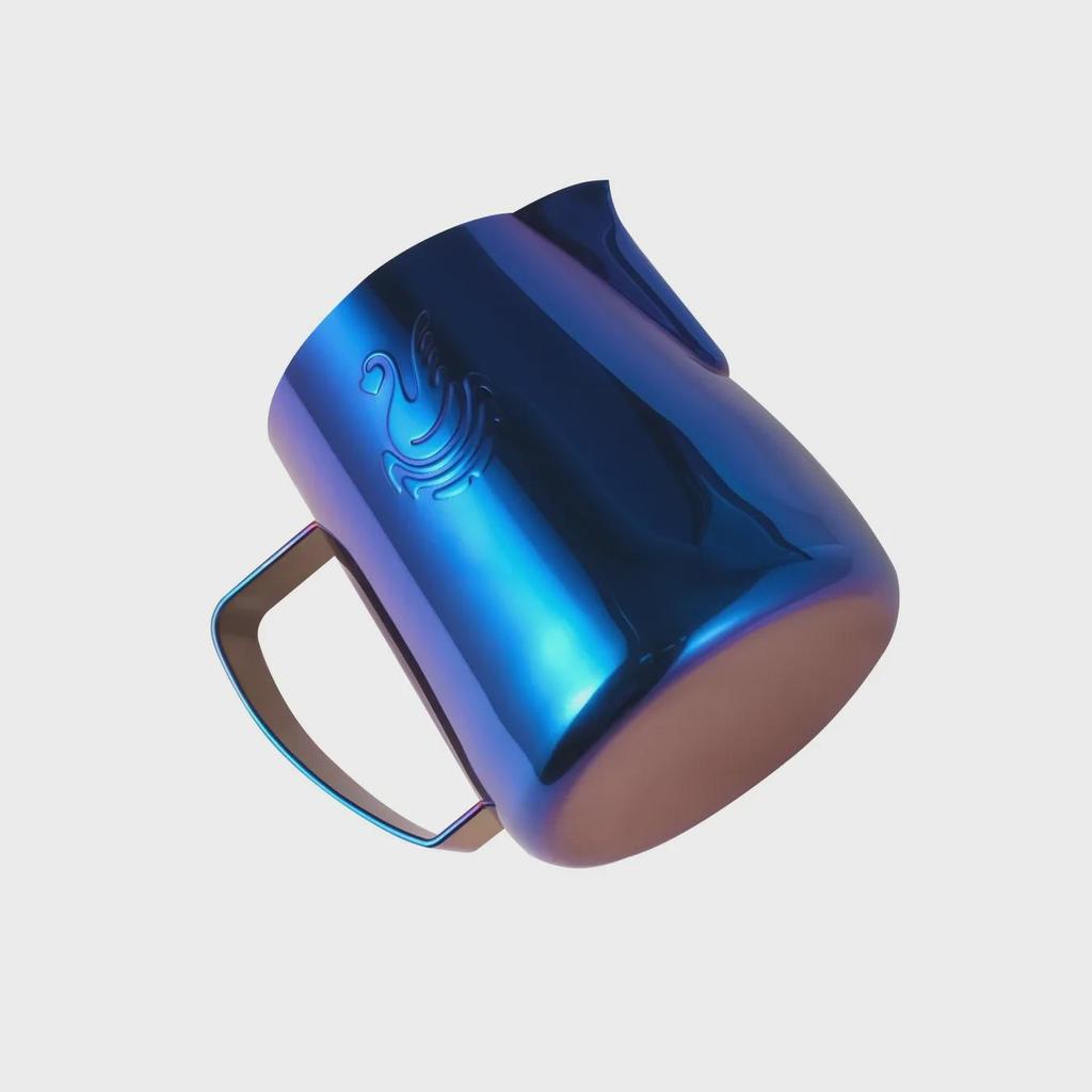 JIBBI Swan Latte Art Cup, 304 Stainless Steel, 400ml Milk Frothing Pitcher