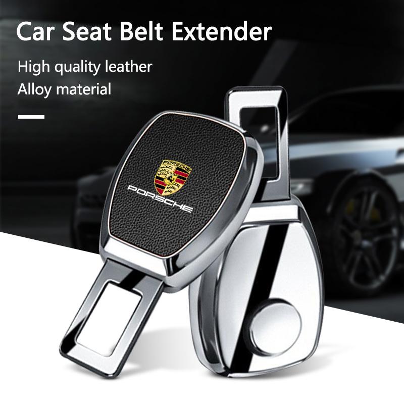 For Porsche NO10New Car Safety Seat Belt Buckle Clip Car Seat Belt Buckle Clip For Porsche Cayenne Panamera Macan Boxster Cayman 718 911 Sticker
