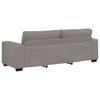 3 Seater Sofa Taupe 220 x 77 x 82 cm Fabric