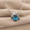 Швейцарский голубой топаз драгоценный камень 925 стерлинговое серебро женские украшения кулон в виде птицы 0,5" для подарка CP-43-7