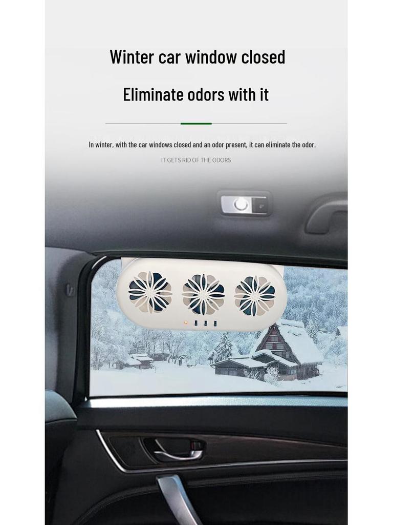 Солнечный автомобильный вентилятор для вентиляции и охлаждения