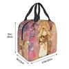 Cartoon S-Sarahs K-Kays Lunch Bag Men Women Kawaii Girl  Cooler Thermal Insulated Lunch Boxes for Adult Office
