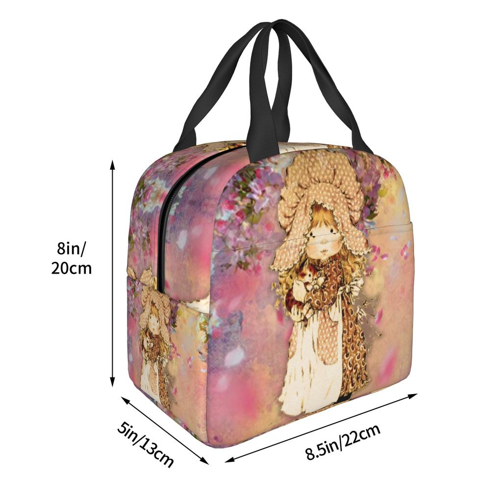 Cartoon S-Sarahs K-Kays Lunch Bag Men Women Kawaii Girl Cooler Thermal Insulated Lunch Boxes for Adult Office