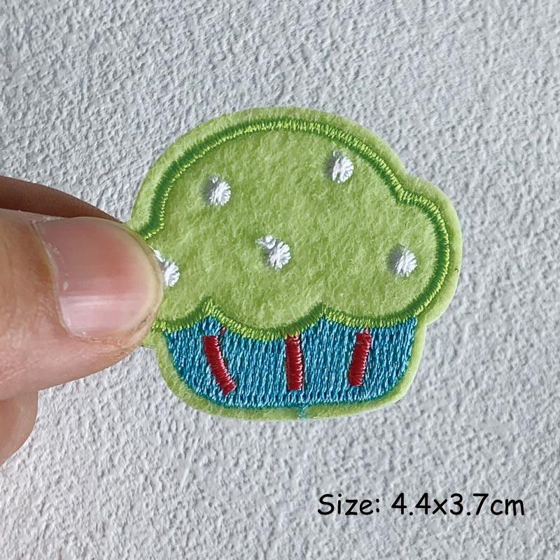 Cartoon Animals Embroidered Iron Patch For Clothing DIY Striped Sewing Patch