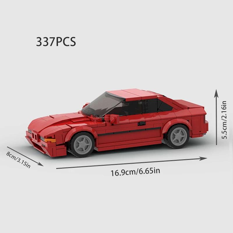 Городской MOC Скорость Ралли Спорт Гоночный Автомобиль Полицейские Машины Классическая Модель Строительные Блоки Супер Гонка Кирпич Технический Рождественский Подарок