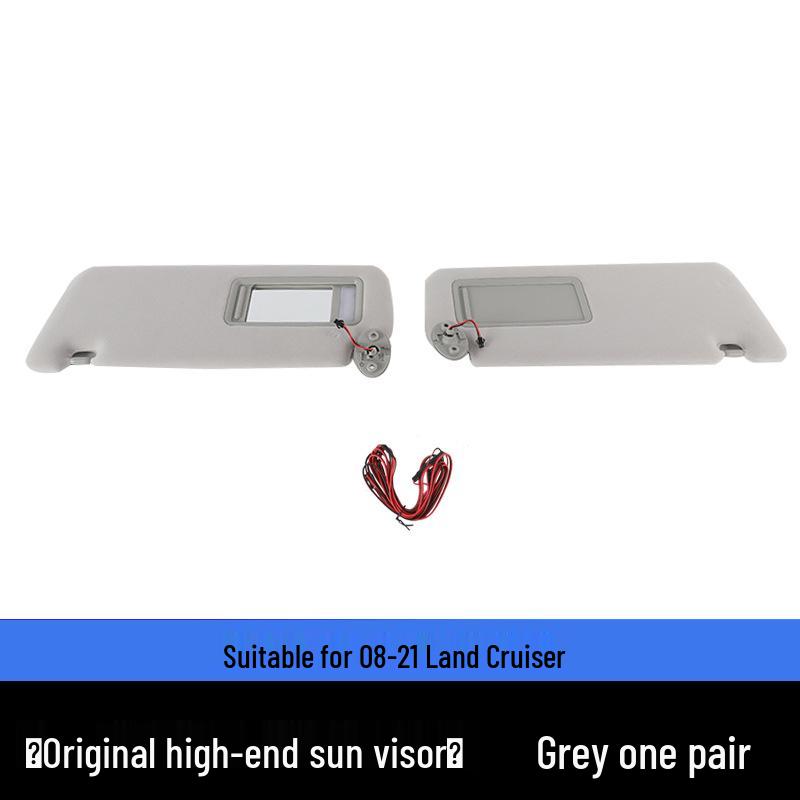 08-21 Land Cruiser Солнцезащитный козырек Солнцезащитный экран Лобовое стекло Зеркало для макияжа с подсветкой
