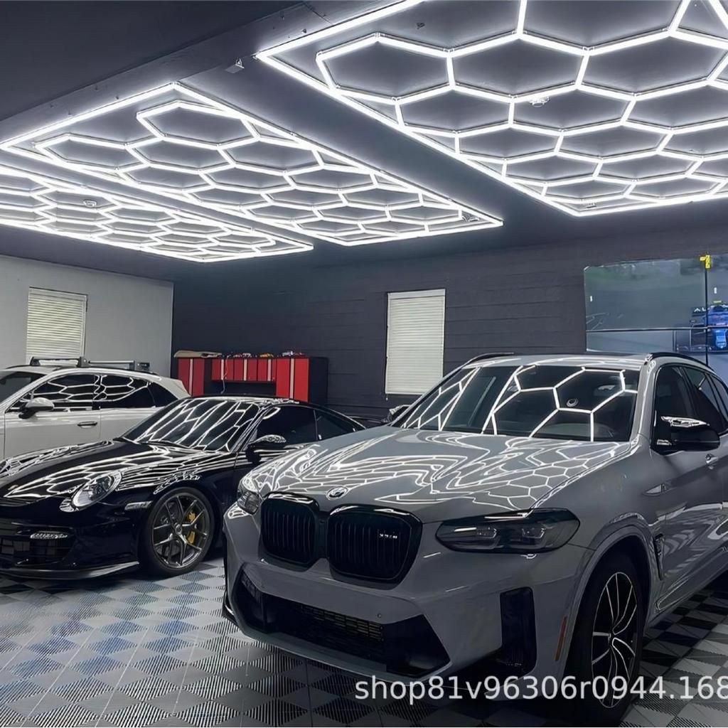 Светодиодная сотовая лампа двойного напряжения для автомойки, гаража, 6500K - Идеально подходит для парикмахерских, супермаркетов и автосервисов