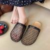 Женские слипоны из сетки с открытым носком на платформе в стиле Birkenstock, полый дизайн, летняя повседневная обувь