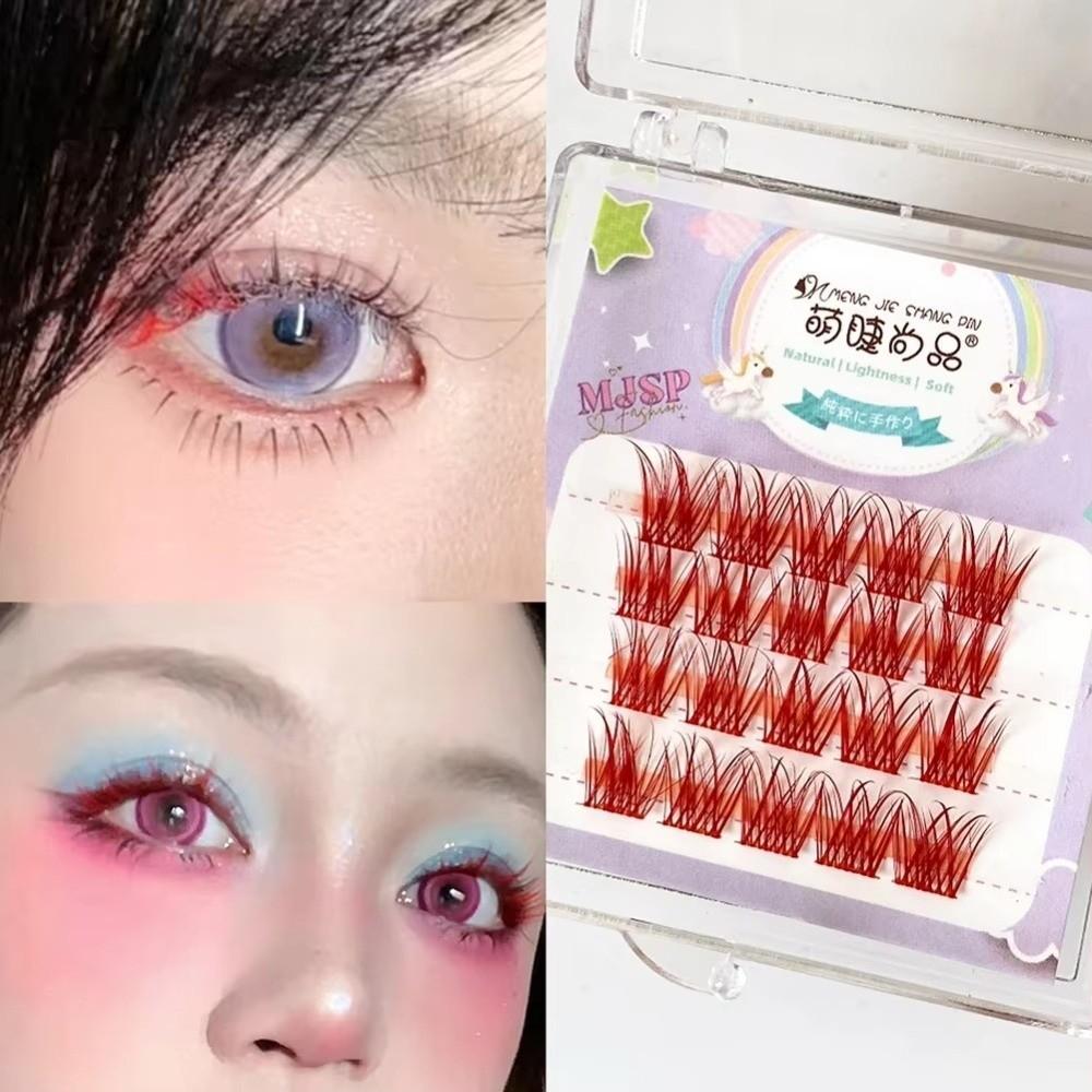 Natural Look Eyelash Extensions Wispy Style Segmented Lashes Natural Individual Lashes For Women