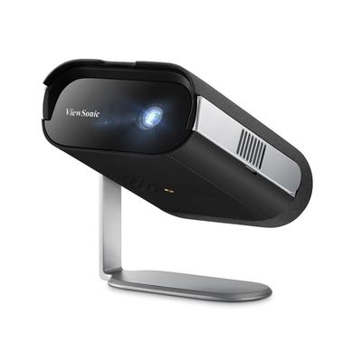 ViewSonic Мобильный проектор M1 Max с Google Full HD Потолочный 500 LED Аккумулятор Harman Kardon Автоматическая коррекция трапецеидальных искажений и Домашний [Оснащен ТВ, Netflix, 1080p,