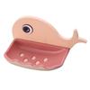 Whale Shape Soap Box Drain Soap Holder Bathroom Shower Soap Holder Sponge Storage Container Tray Bathroom Accessories