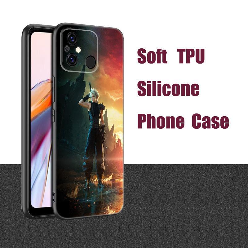 Game Final Fantasy Black Silicone Phone Case For Xiaomi Redmi 7A 8A 9A 10A 11A 9C 10C 12C 13C 11 Prime A1 A2 + 12 4G Note 9T 12R