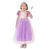 [monoii] Rapunzel Dress, Cosplay, Kids' Princess Costume, Halloween Costume for Girls (120cm, Type A) D208