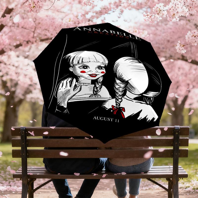 1PC Annabelle Creation Umbrella-8-Rib Reinforced, Automatic Open, Lightweight & Durable-D2638