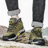 Мужские зимние ботинки, походные ботинки, зеленые, мужские, повседневные, для скалолазания, спортивные ботинки, теплые, с мехом, большого размера