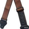 Guitar Strap Adjustable Hard Wearing Comfortable Cotton Guitar Strap Belt with Pick Pockets for Outdoor Travel Brown