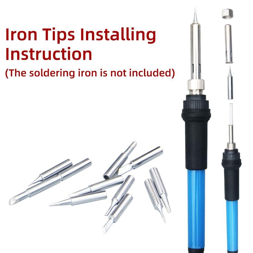 Жаростойкое жало для паяльника Наконечник для пайки из чистой меди Запасной наконечник для сварки Сварочный наконечник Паяльные инструменты