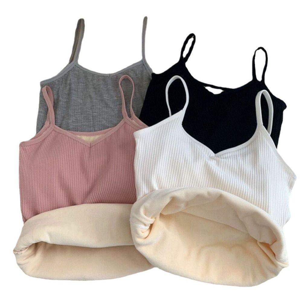 Утолщенные женские майки, тонкие, теплые, майки, сексуальные, термотопы, осень-зима