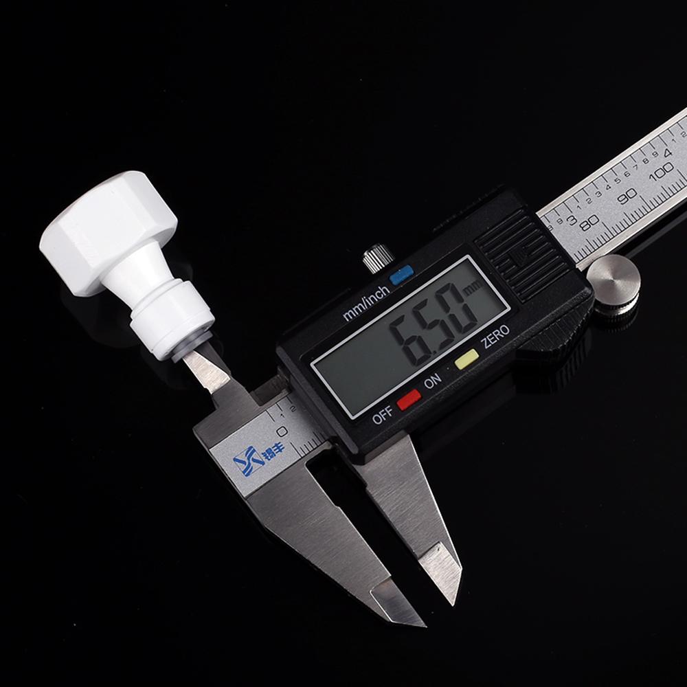 Фитинг для трубки OD 1/4" 6,35 мм x 1/2" BSP внутренняя резьба, быстроразъемный фитинг из POM, для аквариума, системы обратного осмоса RO