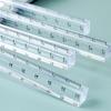 15/20/30CM Straight Ruler Acrylic Quadrangular Ruler Scale Ruler  School Office Supplies