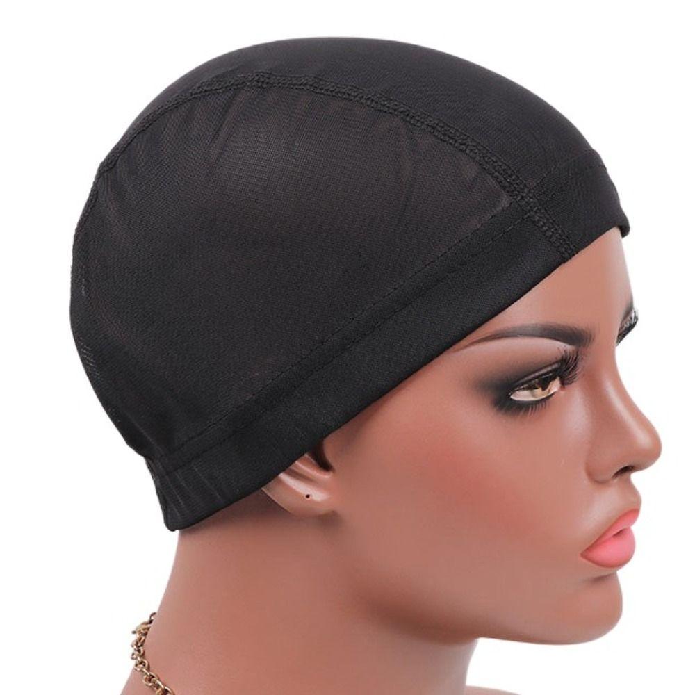 Women Men Beige High Quality Hair Accessories Dome Mesh Wig Caps Mesh Weave Cap Invisible Hair Net