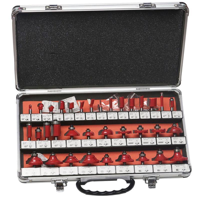 35 шт. 6 мм 8 мм набор фрез из карбида вольфрама с хвостовиком, деревообрабатывающий резак, нож для обрезки, формовочное фрезерование