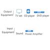 Male-Male 2RCA To 2RCA Amplifier Cable Audio Video Cable  for Computer/DVD Player/Projector/