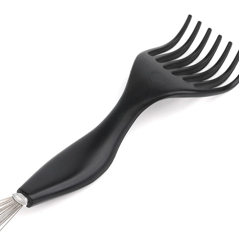 1Pcs Comb Hair Brush Plastic Handle Cleaning Brush Double Head Claw Cleaner Hair Removal Embedded Beauty Cleaning Accessories