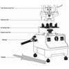 Сборка лезвий блендера Wet Blade Assembly - ключ, инструмент для снятия и сменная деталь для Vitamix 5200 Series