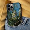 Fishing Painting Soft Phone Case for iPhone 17 Air 16e Pro max 15 Pro 13 14 Plus 11 12 MagSafe Magnetic Coque