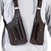 Tactical Vest Bag Oxford Cloth Crossbody Bag Outdoor Mobile Phone Shoulder Bag Men'S Retro Underarm Back Pack Bags For Men/Women