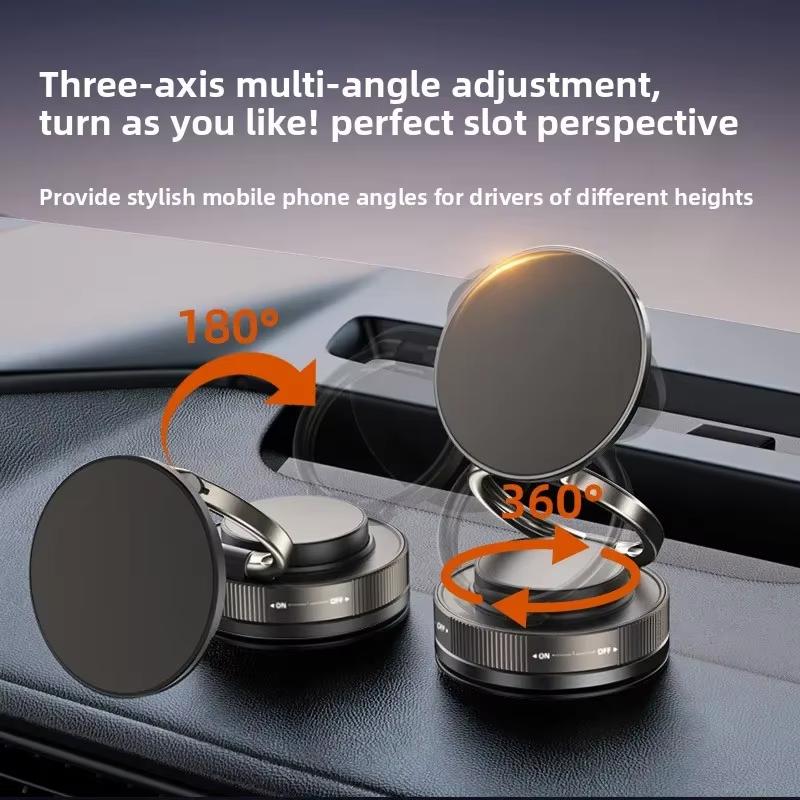T30 Vacuum Magnetic Phone Holder Stand, for Magsafe Suction Cup Phone MountAdjustable Swivel Lock, for Your Car/Gym/Mirror