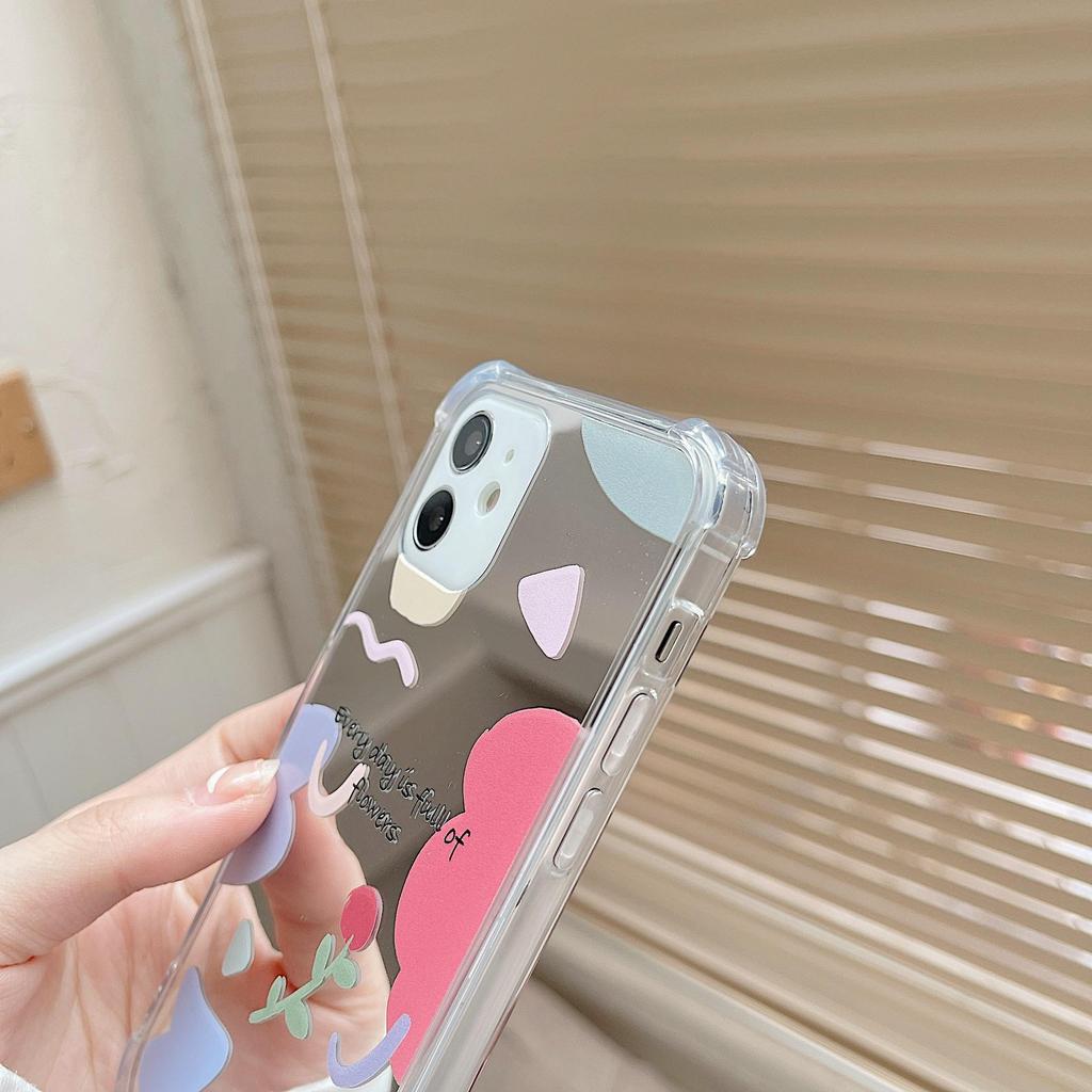 Совместимый зеркальный чехол для iPhone 14, 15, 16 Pro; Huawei Mate 50; Честь 90