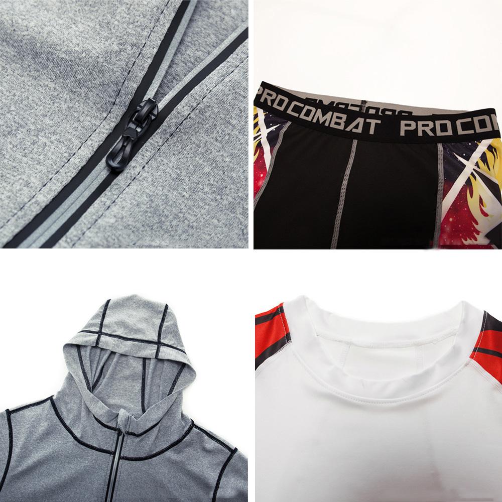 Спортивная одежда, мужские костюмы для фитнеса, дышащая одежда, спортивные колготки с длинными рукавами для бега, большие размеры M-XXXL