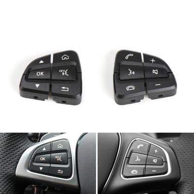 Совместимые кнопки переключателей на рулевом колесе для Mercedes-Benz C-Class W205 и GLC-Class W253 (Номер детали: 0999050200).