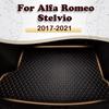 Коврик в багажник автомобиля для Alfa Romeo Stelvio 2017 2018, коврик для багажника, внутренние детали, аксессуары