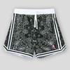 Unisex Retro Mesh Basketball Shorts - Breathable, Double-Layer, Above-Knee Casual Wear for Summer