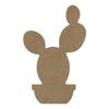 MDF Wood Ball Cactus - GOMILLE - 15 Cm - Decorative - Customizable - Mixed