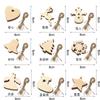 Christmas Tree Ornaments Christmas Decorations Christmas Tree Pendant Wooden Tags Wooden Slices