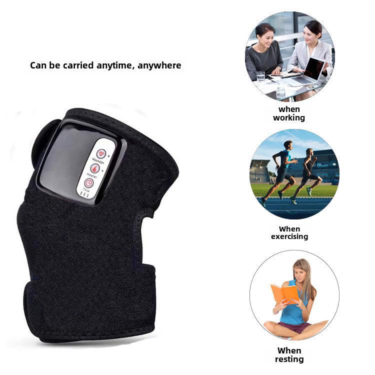 Rechargeable Self-Heating Knee Massager for Joint Pain Relief – Warm Protection for Elderly Men and Women