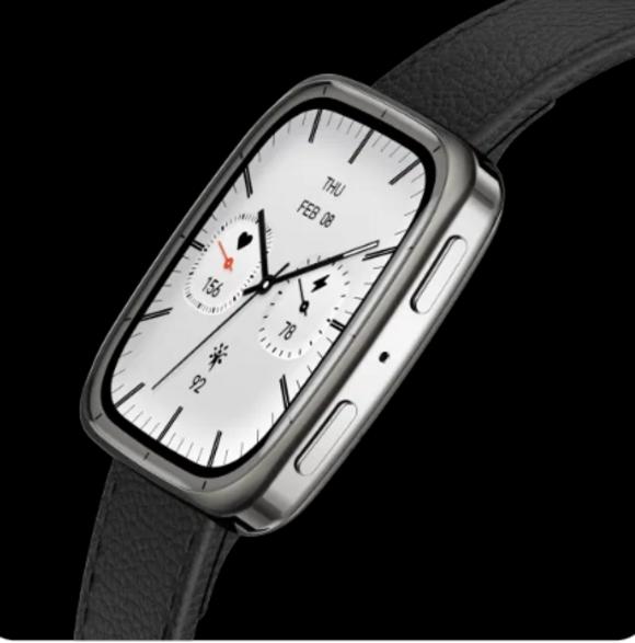 Amazfit active 2 square smartwatch black and silver