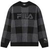 Fila Унисекс клетчатый вязаный свитер