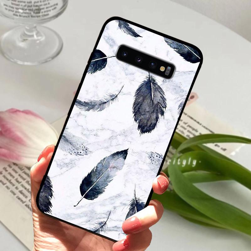Чехол для Samsung S10 S10+ S10E Силиконовый Чехол Модный Расписной Мягкий ТПУ Чехол Для Samsung Galaxy S10 S 10 Plus S10E Чехол для Телефона