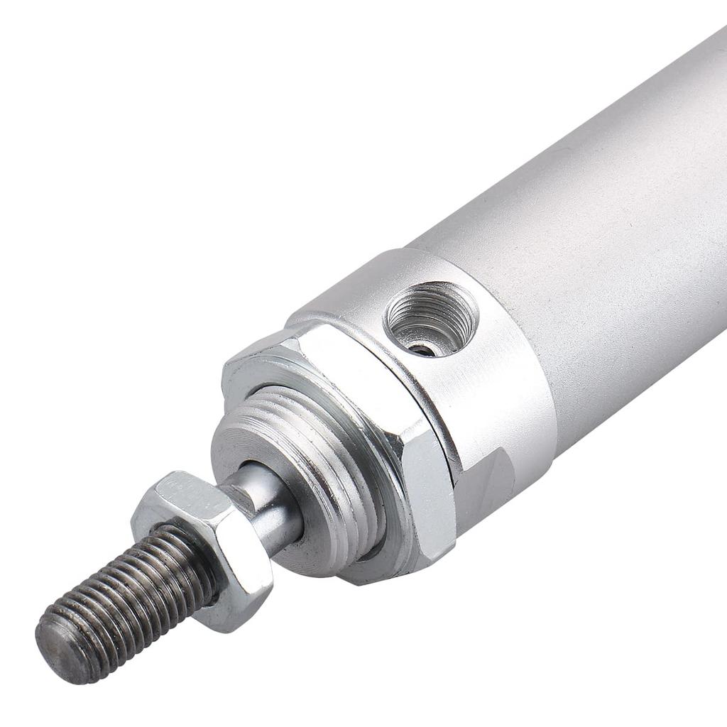 Baomain Pneumatic Air Cylinder MAL 20 X 125 Bore 0.79 Inch(20 mm),Stroke 4.92 inch(125mm),Single Rod Double Acting Stainless Steel Mini