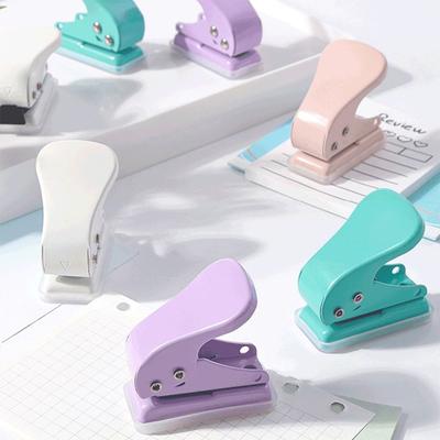 Однодырочный круглый дырокол для DIY, скрапбукинга, для бумаги, школьный, офисный