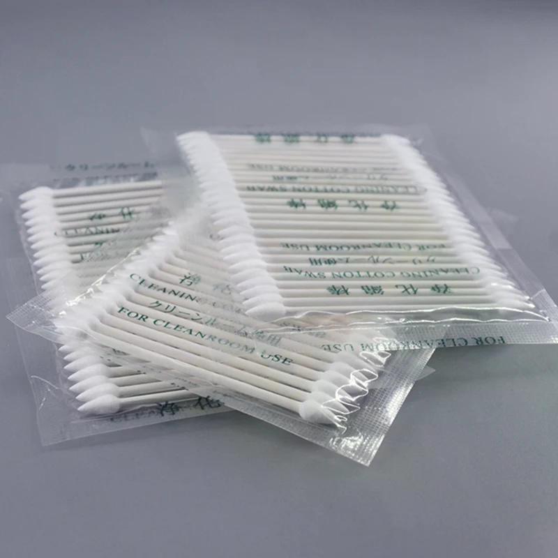 50/100 шт. Безворсовые чистящие тампоны, хлопковые палочки, аксессуары для порта зарядки наушников